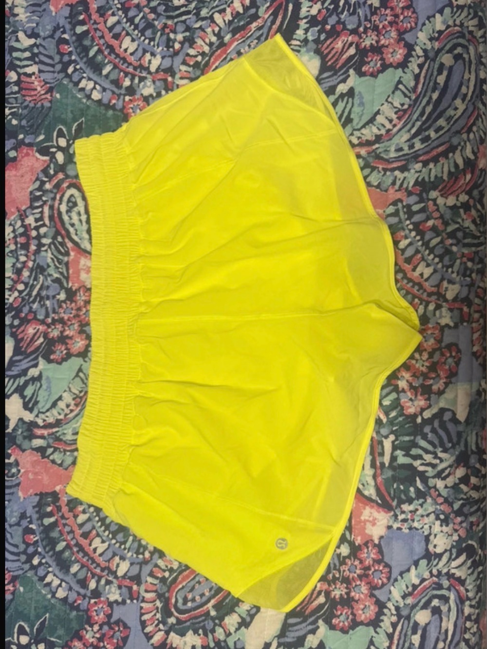 Lululemon Women’s Lightweight Athletic Shorts in Bright Yellow